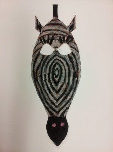 African Zebra Mask - 3rd Grade