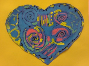 Picasso Hearts-Kindergarten