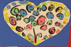 Picasso Hearts- Kindergarten